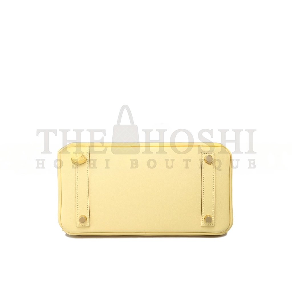 H**me5 BIRKIN 25 SWIFT LEATHER GOOSE EGG YELLOW GOLD BUCKLE BAG H049362CK07 (25*20*13cm) Master Quality